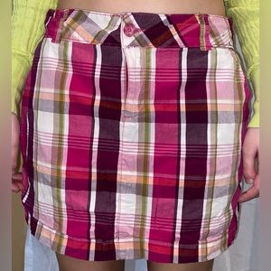Y2K Plaid skirt